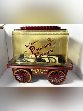 The Original Popcorn Factory Vintage WAGON Original POPCORN MAKER for Decor